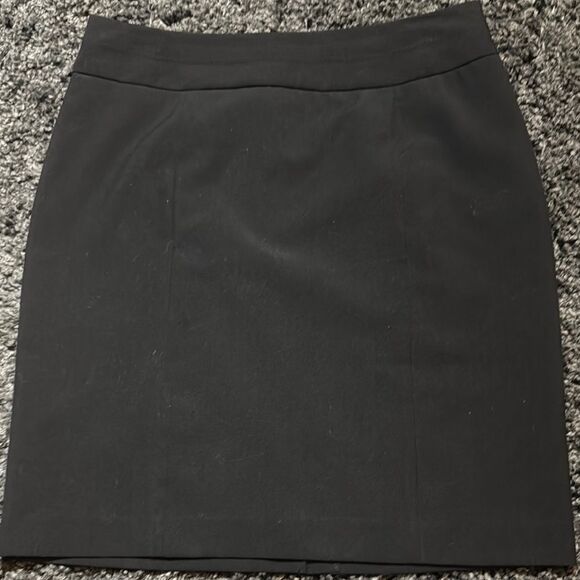 George Dresses & Skirts - Classic Black Women's GEORGE Pencil Skirt with Back Split Size 8
